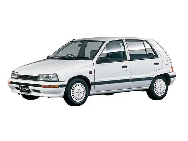 Daihatsu Charade (G100S, G102S, G112S, G101S) 3 поколение, рестайлинг, хэтчбек 5 дв. (02.1989 - 12.1992)